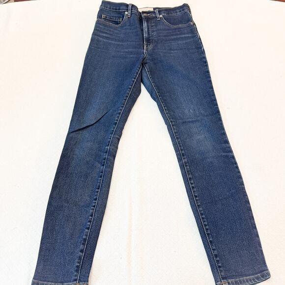 Everlane High Waist Dark Wash Denim Jeans Skinny SZ28 - Picture 2 of 7